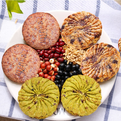 小包装-红豆薏米粗粮饼干压缩酥性饼干代餐零食粗粮营养饼干组合1500g经典家庭装-