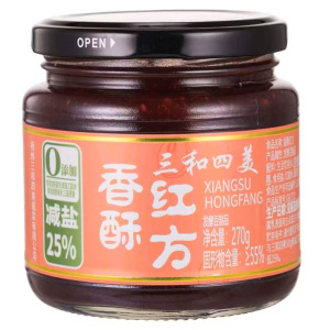 三和四美香酥红方270g/瓶