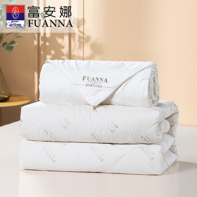 富安娜（FUANNA）家纺被芯被子四季被子母被冬被子柔暖蚕丝羊毛二合一被1.2m/1.5m/1.8m