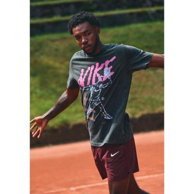 Nike男士短袖T恤 印花直筒常规长度summit white休闲短袖T恤