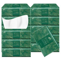 清风 纯净系列3层 100抽24包抽纸