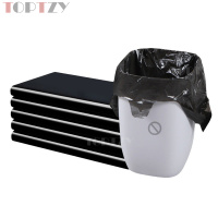 toptzy TZ5071219 垃圾袋家用手提式黑色袋子背心式垃圾袋 48*55cm 50只装