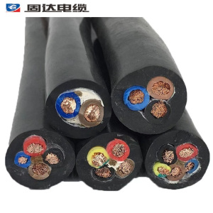 固达电缆 橡套电缆 YC-3*35+1*10 米