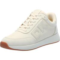 DKNY女鞋休闲百搭针织一脚蹬运动鞋踝部搭扣拉链后跟设计