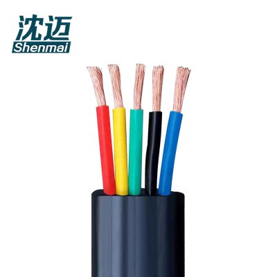 沈迈 铜芯扁电缆 YFFB-5*6mm² /米