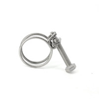 中锦科技 强力老虎夹 喉箍双钢丝水管卡箍内径160-167mm [6寸]个