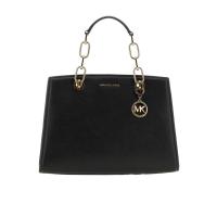 迈克·科尔斯(MICHAEL KORS)牛皮拼接链条肩背包大容量百搭配饰可