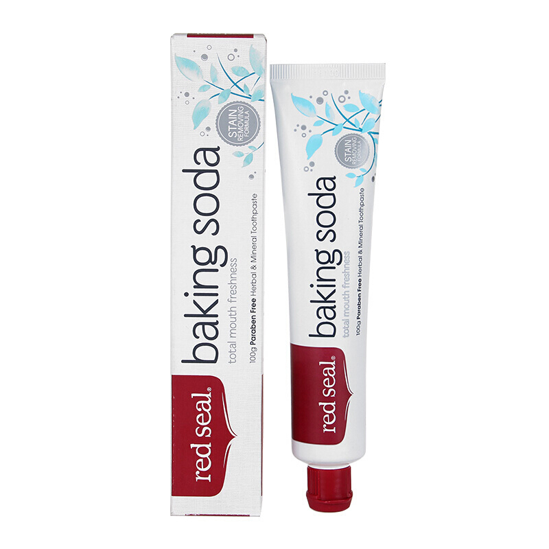 redseal红印新西兰进口白小苏打牙膏 小苏打100g*1支多重功效