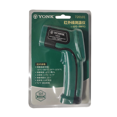 约克(YONK)-32℃~580℃红外线测温仪