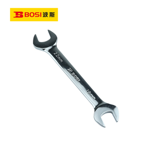 波斯(BOSI)精品开口扳手(19x22mm BS381922)把