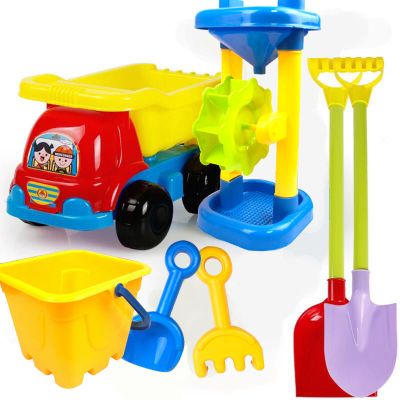 儿童沙滩玩具套装宝宝戏水沙漏玩沙挖沙决明子大号铲子沙滩桶工具莎丞