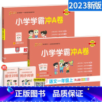 [大部分客户的选择]一年级上册语数 小学一年级 [正版]2024新版小学学霸冲A卷一年级上册下册语文数学人教版pass绿