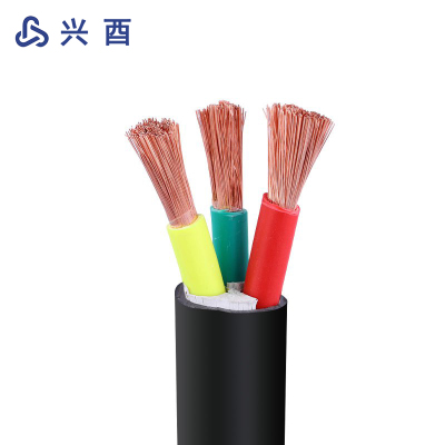 兴酉 铜芯通用软电缆 RVVZ-3*50平方 米
