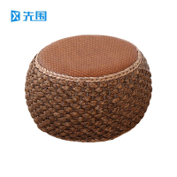 先围 藤编矮凳 深色40*22cm 个