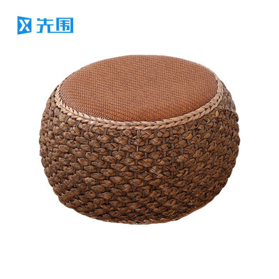 先围 藤编矮凳 深色40*22cm 个