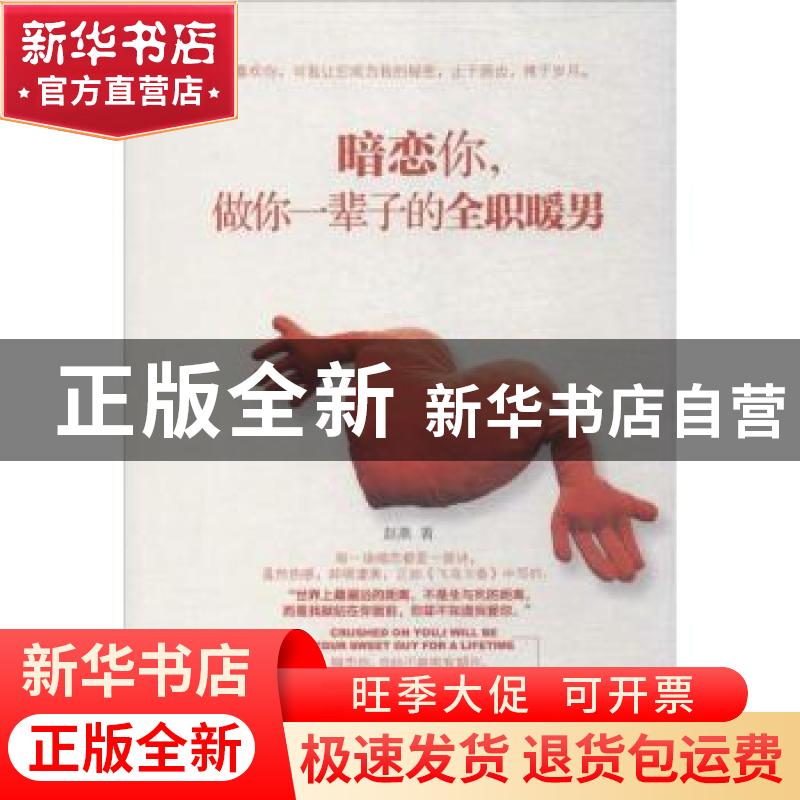 正版 暗恋你,做你一辈子的全职暖男 赵燕 著 远方出版社 9787555
