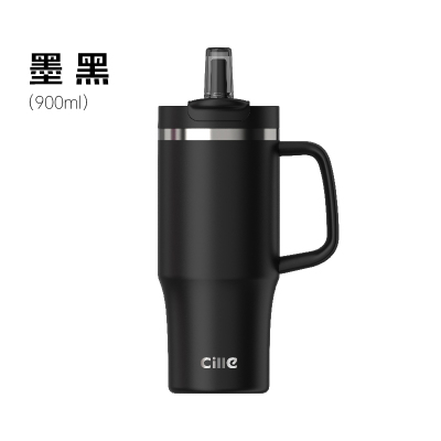 Cille户外不锈钢保温水壶大容量便携防漏真空双层设计长效保温保冷