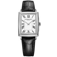 女款腕表 Swiss Toccata 石英防刮蓝宝石水晶 黑色小牛皮表带手表