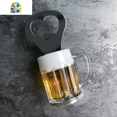 网红创意仿真啤酒开瓶器多功能磁性冰箱贴瓶盖起子酒吧装饰磁帖 FENGHOU 百事开瓶器