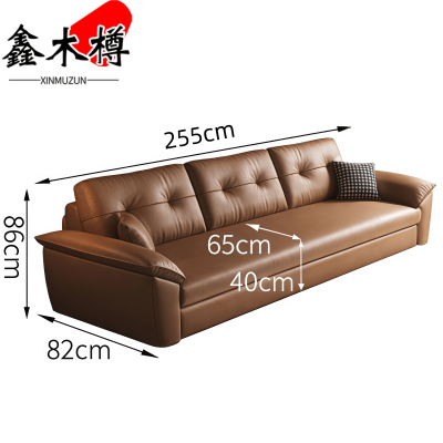 鑫木樽储物沙发床2.55m张