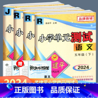 全4册/五年级下册语数英科 小学五年级 [正版]2024新版孟建平小学单元测试卷五年级上册下册语文数学英语科学5年级同步
