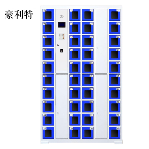 豪利特智能手机柜存放柜存包柜储物柜40门透明款