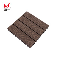围一 塑木地板 3D雕花巧克力色-22MM 片