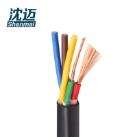 沈迈 护套软电线 ZR-RVV-5*2.5mm²/米