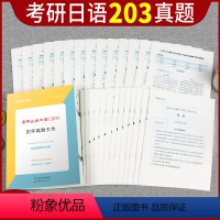 考研日语[真题]1本 [正版]考研日语203真题2024年考研公共日语历年真题大全汇编大纲词汇语法红蓝宝书指南高频速记1