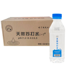 1+T 天然苏打水 350ml*24瓶/箱