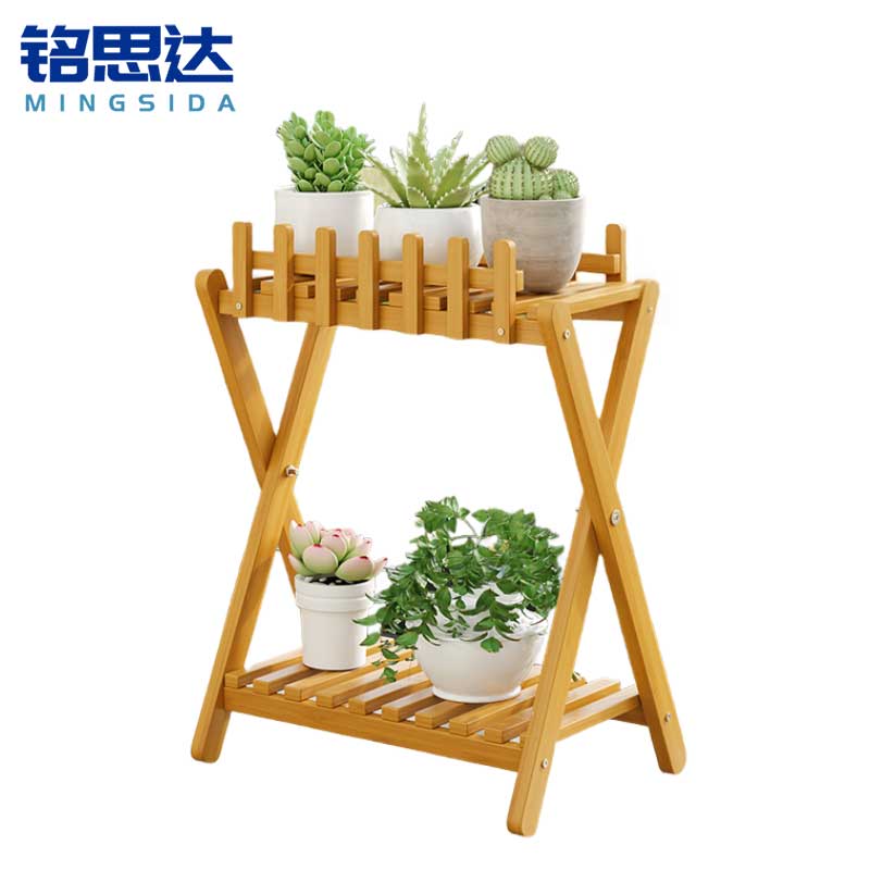 铭思达折叠花架49*32*62.5cm个