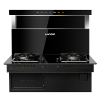 美大(MEIDA)嵌入式集成灶分体式F1Pro(JJZT-2201H)燃气灶烟灶联动安装厨房烟灶套餐 挥手智控 天然气