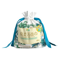 心相印洗脸巾棉柔系列一次性干湿两用60片XCD060