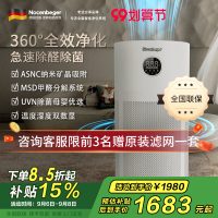 诺森柏格(Nocenbeger)空气净化器高效分解除甲醛细菌家用新房除异味pm2.5负离子净化器G6Plus