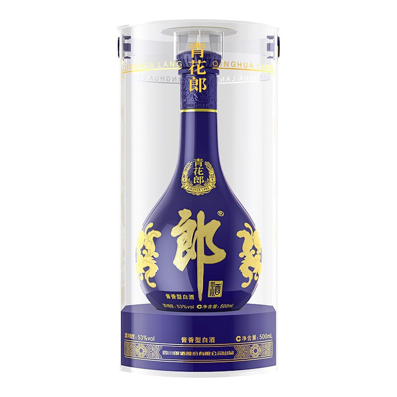 郎酒 青花郎 53度 500ml 单瓶装 酱香型白酒