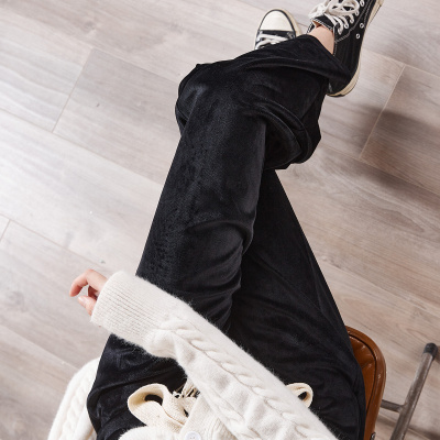 [1折价46.9元,叠加优惠券]唐狮春夏新款阔腿裤女抽绳宽松休闲直筒裤慵懒风休闲长裤女