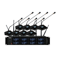 无线话筒[一拖八长杆鹅颈]VT-S908B