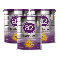 新版澳洲发/3罐装-澳洲a2奶粉1段白金版进口婴幼儿一段奶粉900g/罐装 新西兰奶源进口宝宝奶粉1段 适合0-6个月