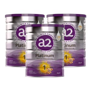新版澳洲发/3罐装-澳洲a2奶粉1段白金版进口婴幼儿一段奶粉900g/罐装 新西兰奶源进口宝宝奶粉1段 适合0-6个月