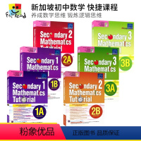 初中1A-3B 六册 [预售90天]新加坡数学 SAP Secondary Mathematics Tutorial