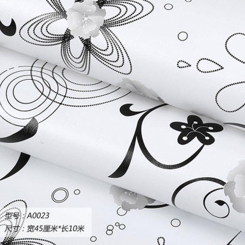 骁熊（10米）简约现代自粘墙纸PVC墙贴加厚防水卧室学生宿舍寝室壁纸家具翻新即时贴纸防水墙贴平面墙贴卧室