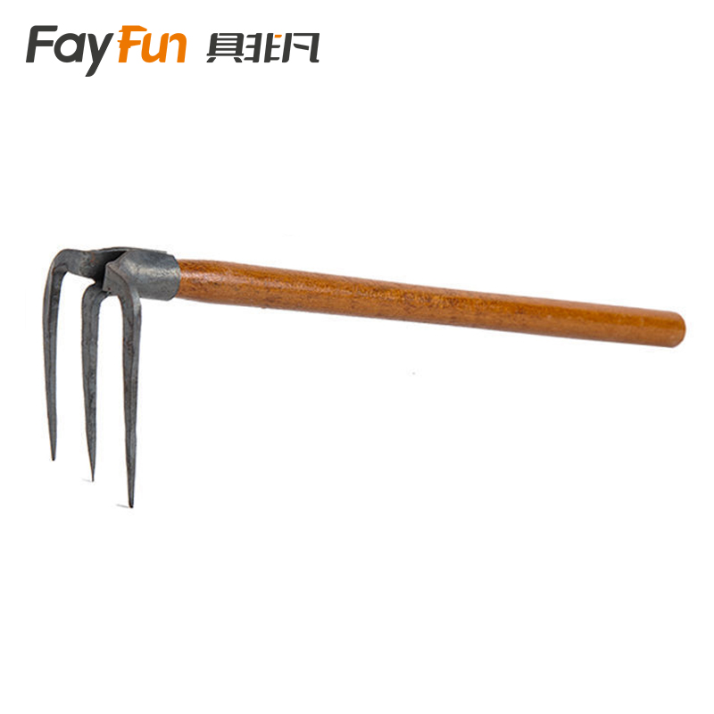 具非凡 耙子 三齿 把