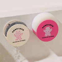 厨房百洁布收纳架水槽置物架 免打孔无痕贴沥水架 清洁球壁式挂架