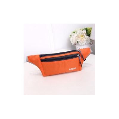 NEWLAKE夏天中老年人零钱包放旅游两用简约蓝色手机袋腰包女小巧腰部运动腰包男