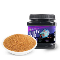 鱼食小颗粒孔雀鱼饲料红绿灯凤尾斗神仙饲料小型热带鱼粮微