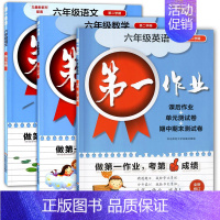 [3册]6下 语数英 初中通用 [正版]第一作业 六七八九年级上下册第一二学期 语文数学英语物理化学 上海版初中同步课后