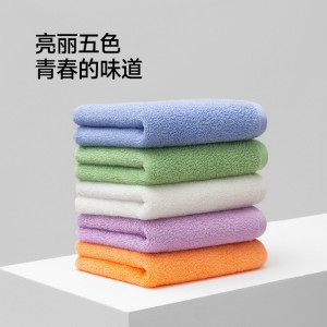 最生活青春系列毛巾轻柔款5条A- 1193