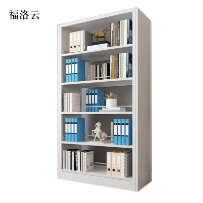 福洛云钢制置物架图书馆单双面书店阅览室货架档案架资料架双面一列一