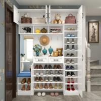 森美人鞋柜家用口大容量厅玄关柜现代简约收纳客厅储物柜定制柜欧式