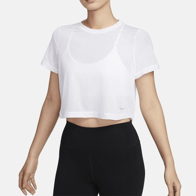 NIKE耐克短袖T恤速干透气运动休闲圆领女装FN4118-100 D